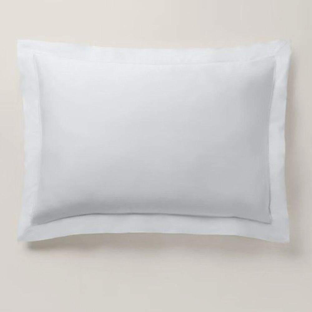 New Flawed Ralph Lauren Organic Cotton Palmer Percale 1 Standard Sham Tux White